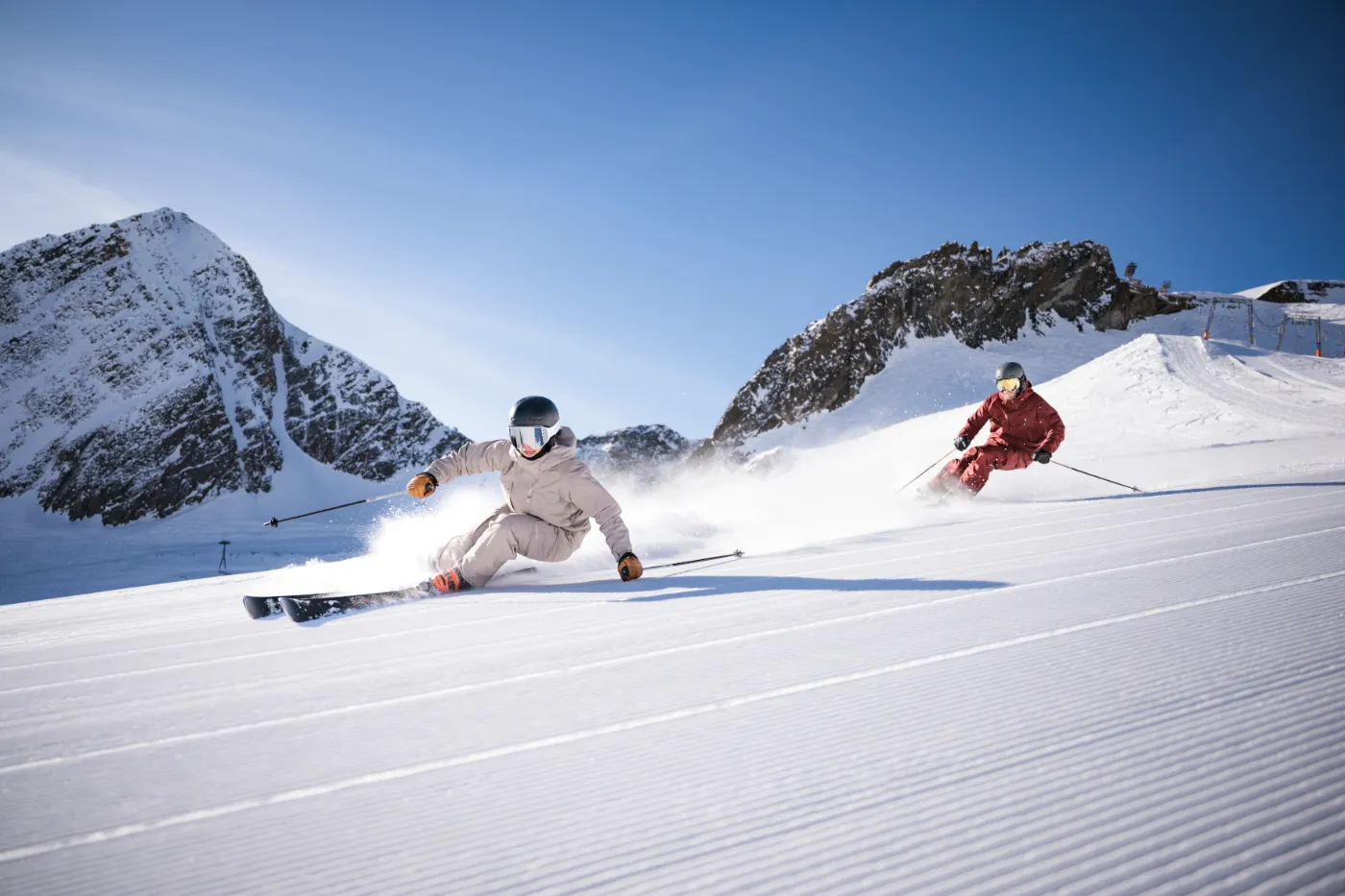 Skifahren am Stubaier Gletscher