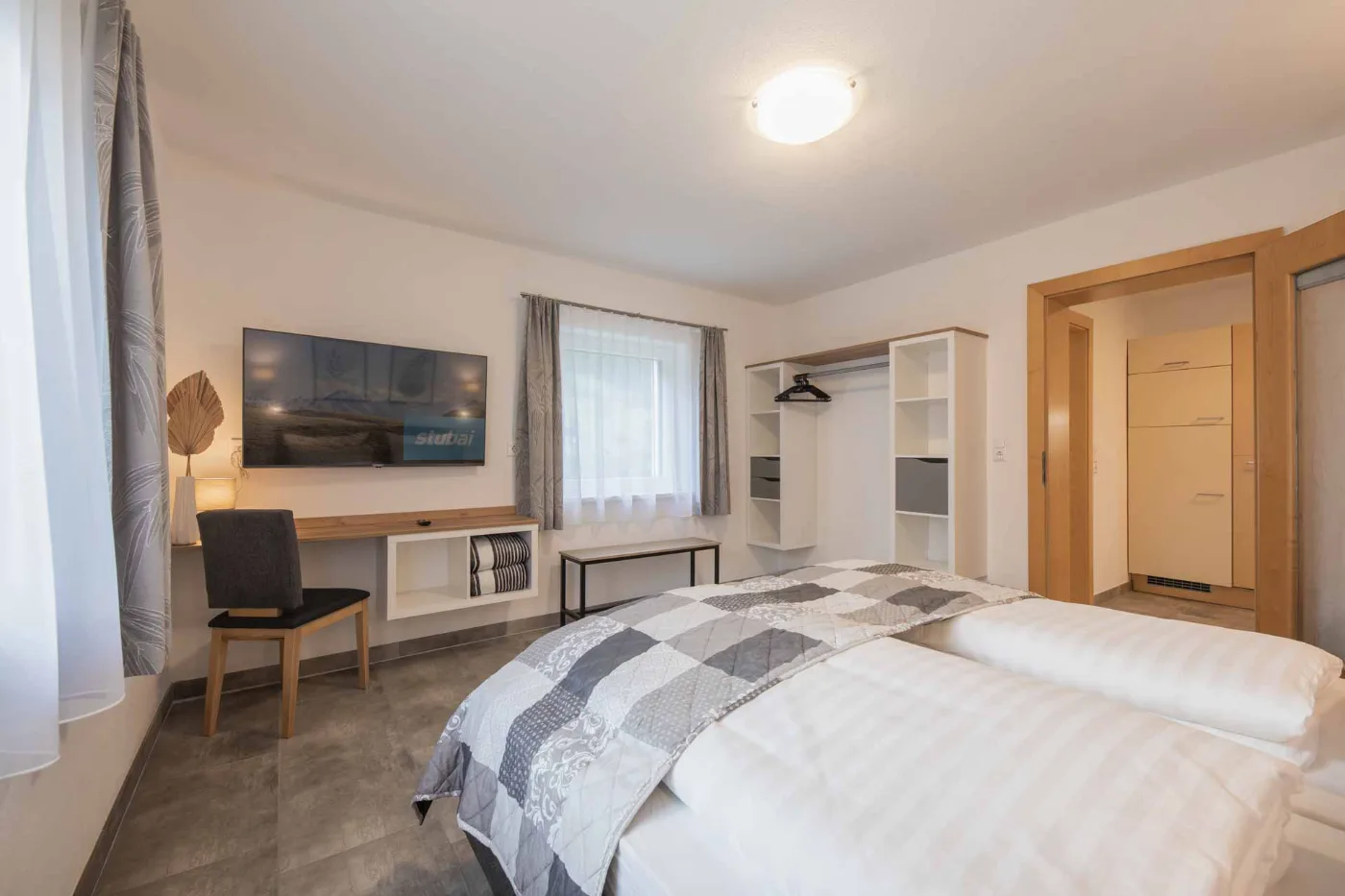 Schlafzimmer im Apartment Elfer