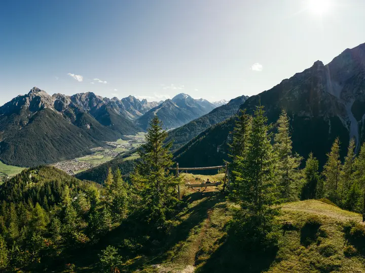 View over the Stubai valley